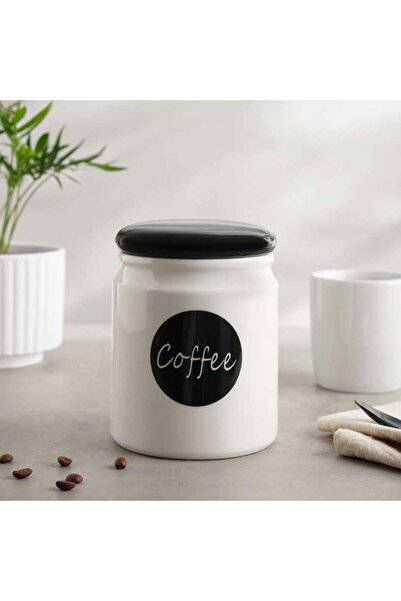 Generic Denzi Coffee Canister 800Ml - White - 203JSG9900027