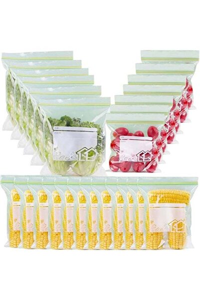 Generic 70 Packs Reusable Food Storage Bags, Freezer Ziplock Lunch Bags for M...