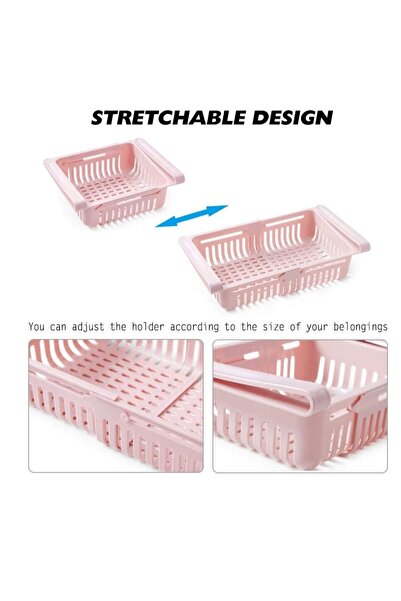 Generic Plastic Kitchen Refrigerator Fridge Storage Rack Freezer Shelf Holder...