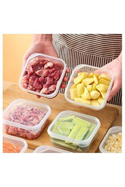 Generic 10pcs Freezer-Safe Meat and Vegetable Storage Containers - Sealed, Od...