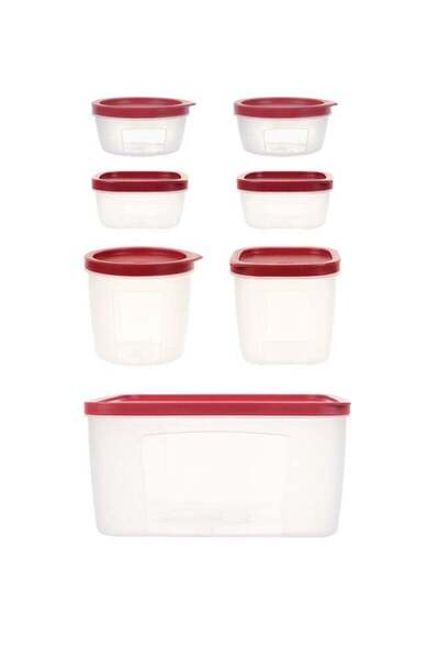 Generic Noon East 7-Piece Plastic Food Storage Containers with Lids | Airtigh...