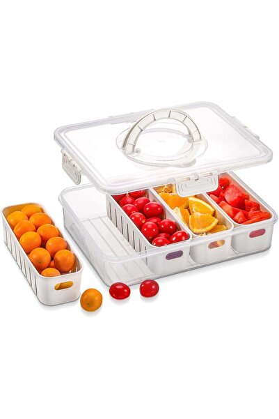 Generic Airtight Food Storage Containers, Large Capacity Refrigerator Organiz...