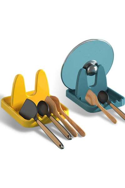 Generic 2-Pack Spoon Rests with Drip Pad – Heat-Resistant Non-Slip Kitchen Ut...
