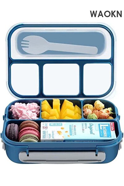 Generic Lunch Box for Kids, 1000ML Kids Lunch Box with 4 Compartment, Lunch B...