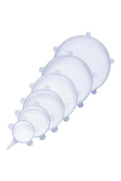 Generic Silicone Lids Food And Bowl Covers Reusable Stretch Lids Cover Wrap F...