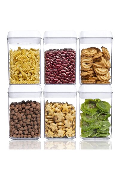 Generic Airtight Food Storage Containers Set with Lock Lids, Set of 6, Pantry...