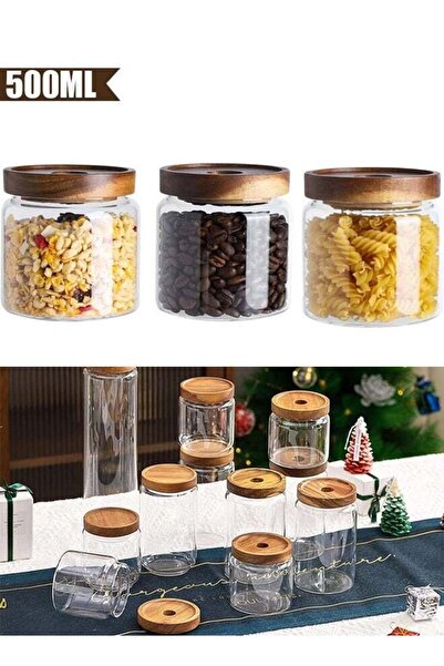 Generic 3 Pack Airtight Glass Storage Jar ,Borosilicate Glass Kitchen Caniste...