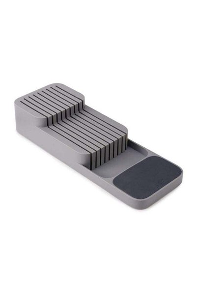 Generic Drawer Store Knife Organiser Grey 39.8 x 14.3 x 7.5cm
