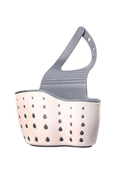 Generic Sponge Holder Basket Beige 25.9x22.4x5.8cm