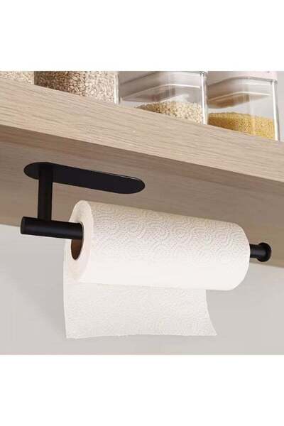Generic 1pc Self-Adhesive Paper Towel Holder Under Cabinet for Kitchen, RV Ba...