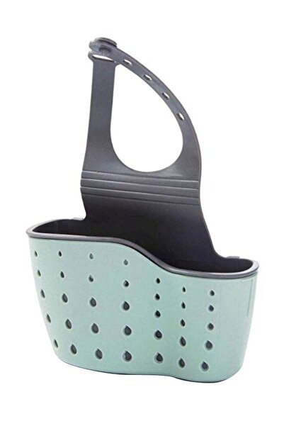 Generic Portable Hanging Drain Basket Green/Black 20cm