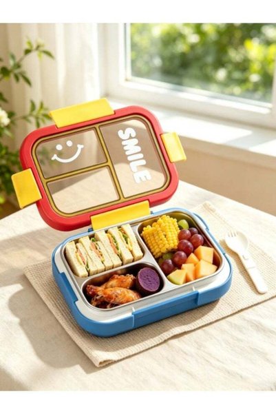 Generic Portable Stainless Steel Lunch Box with Multi Compartments, Leakproof...