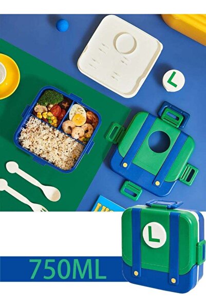 Generic Bento Boxes for Kids and Toddlers School Bento Lunch Box with 3 Compa...