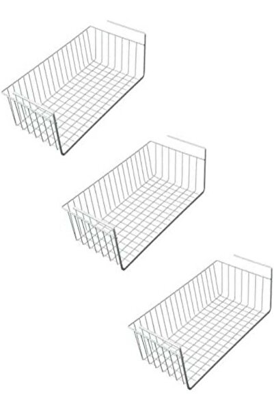 Generic Go Hooked Vime Multipurpose Under Shelf Basket Powder Coated Iron Und...