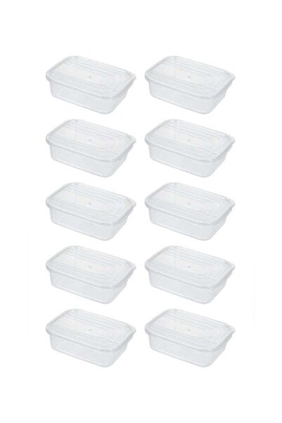 Generic Noon East 10-Piece Plastic Food Grade Storage Containers with Lids 16...