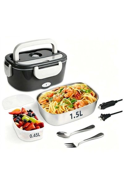 Generic Electric Lunch Box 80W Food Heater for Adults, 12/24/110V Portable Lu...