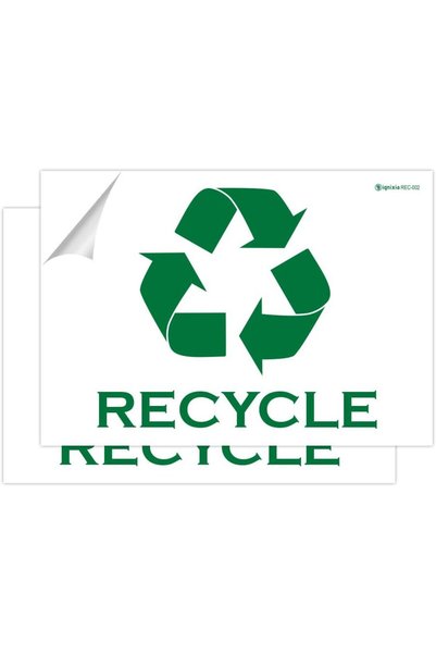 Generic IGNIXIA Recycle Sign Decals - Pack of 2