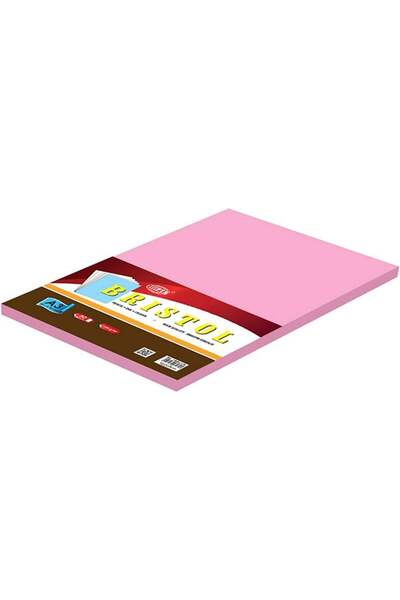 Generic FIS Bristol Board A3 Size (297x420mm), 180gsm, Pink - Pack of 50 Shee...