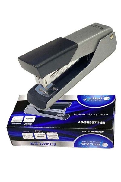 Generic Half Strip Metal Stapler Silver With 25 Sheet Capacity