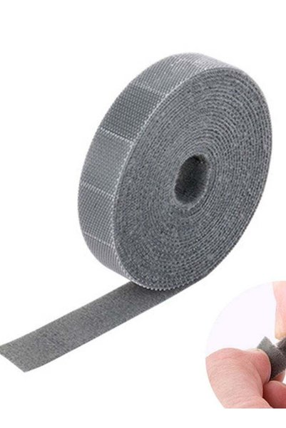 Generic 5M x 2CM Hook and Loop Tape Roll, Reusable Cable Ties, Nylon Wire Tie...