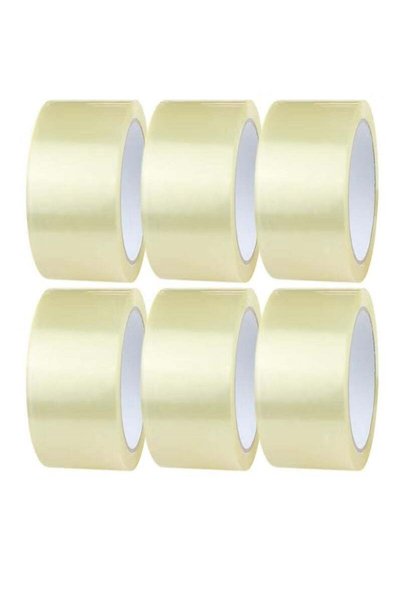 Generic 6-Piece Packaging Tape Clear