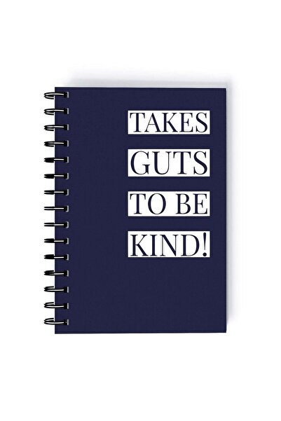 Generic Spiral A5 Notebook Inspirational Quote Motivations Take Gut to be Kin...