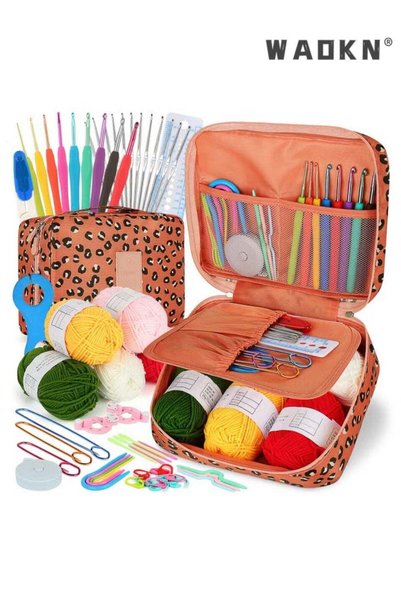Generic 59-Piece Complete Crochet Set for Beginners Adults & Kids, All-in-One...