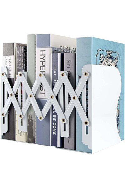 Generic Adjustable Book Ends, Metal Bookends for Heavy Books, Desk Book Holde...