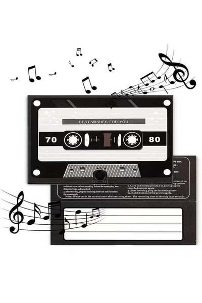 Generic Voice Greeting Card – 60-Second Personalized Recordable Audio Card wi...