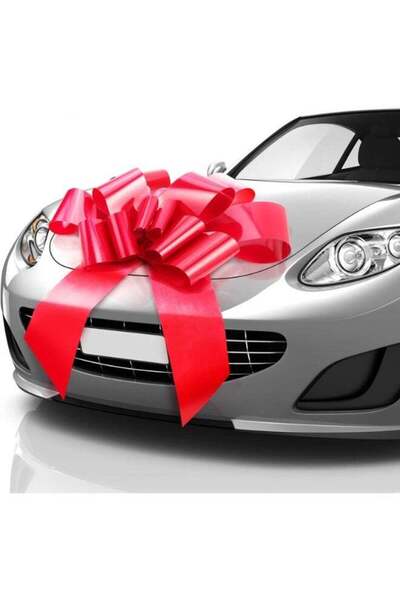 Generic Huge Car Bow Red 30 inch Big Gift Wrapping Bow with 12 Loops and 2 Su...