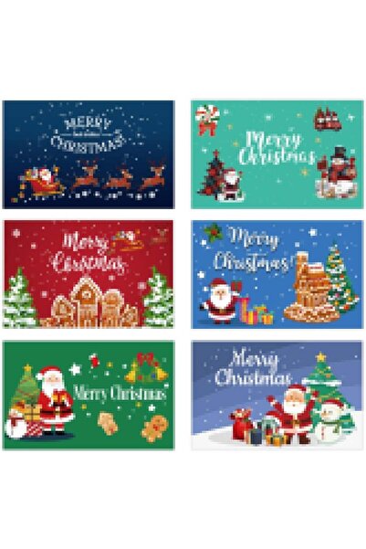 Generic 6 Pcs Greeting Card Set, with Envelopes & Stickers, Holiday Card Pack...