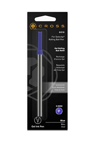 Generic 1-Piece Refill For Gel Roller Ball Pens Fine 0.5mm Tip Blue Ink