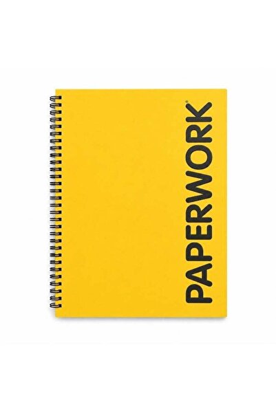 Generic Yellow Notebook A4 2 Subject 100 Pages for Office & School Journaling