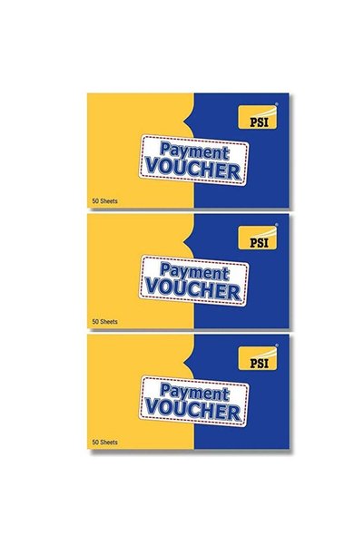 Generic 3-Piece Payment Voucher Book With 50 Sheets