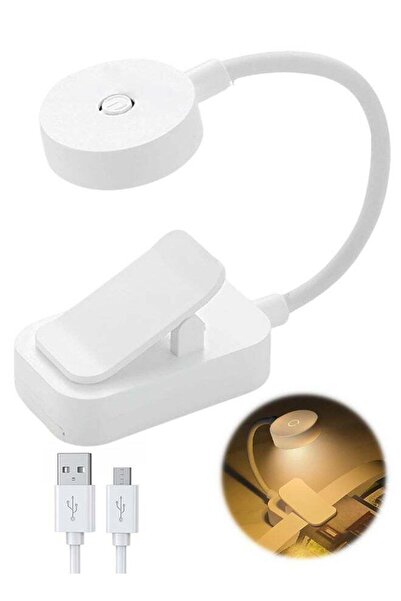 Generic Rechargeable LED Book Reading Light, Eye Caring 3 Color Temperatures ...