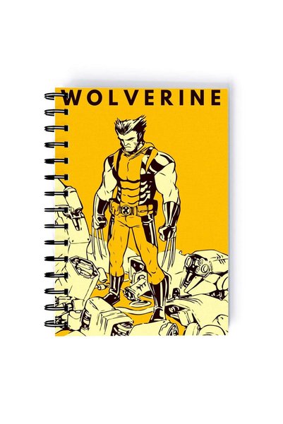 Generic Spiral A4 Notebook Wolverine X-Men Retro Comic Weapon X