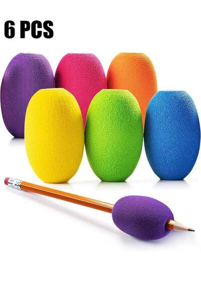 Generic Special Supplies Egg Pen-Pencil Grips for Kids and Adults Colorful, C...