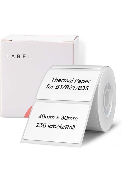 Generic NIIMBOT B21 B3S Thermal Sticker Labels, 1.57'' x 1.18'' (40x30mm), 23...