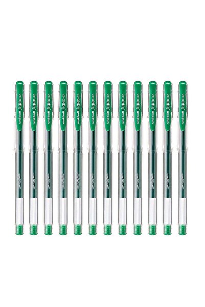 Generic 12-Piece Signo Roller Pen 0.7mm Tip Green Ink