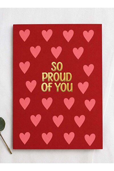 Generic So Proud Of You Feel Good Greeting Card, Inspirational Achievement Me...