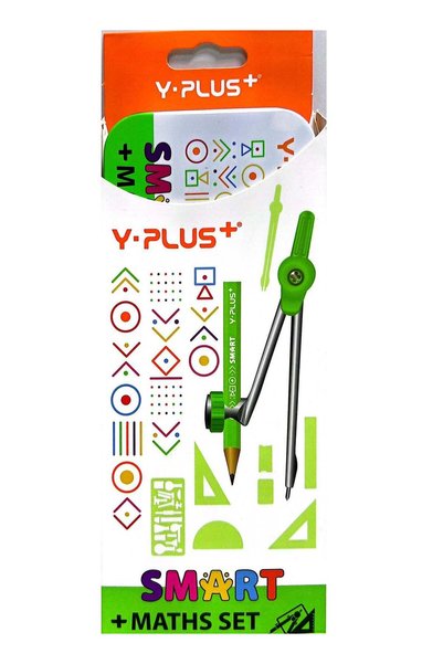 Generic 10-Pieces Smart Mathematical Sets Metal Box Assorted Color