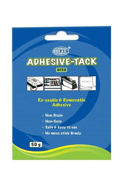 Generic 24-Piece Re-usable Adhesive Tack Glue White