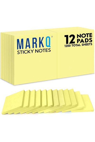 Generic Sticky Notes Canary Yellow 75x75mm | 3x3 Inches Self-Stick Memo Pads ...