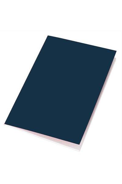 Generic A5 Kraft Cover Paper Travelers Notebook Blue