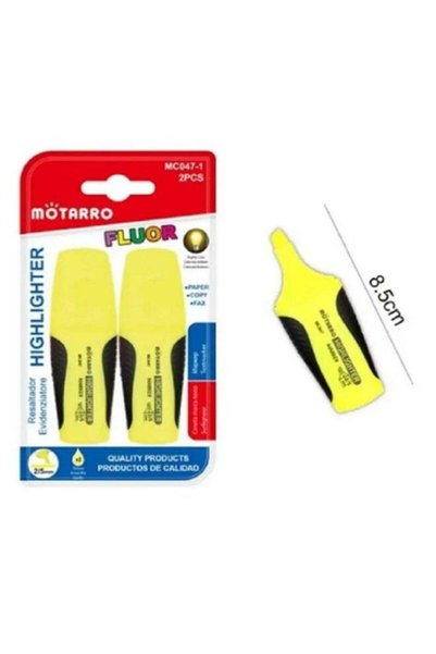 Generic MOTARRO MC047-1 Highlighter Pens, Fluorescent Marker Set, Smooth Ink,...