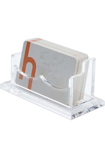 Generic Desktop display business card holder, men's and women's transparent a...