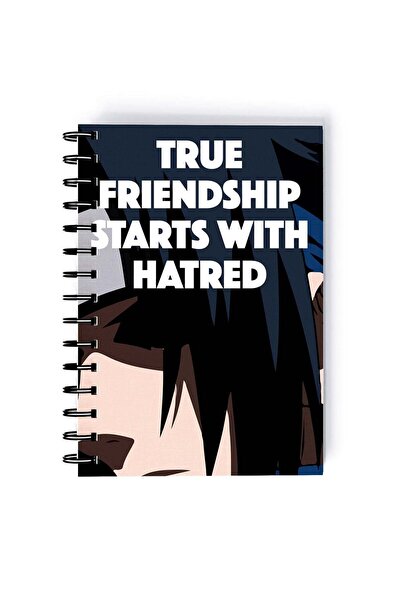 Generic Spiral A5 Notebook Naruto Friendship Quote Japanese Animated Series S...