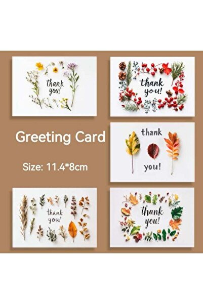 Generic Business Small Thank You Card Set – 5 Unique Designs (2 pcs Each, Tot...