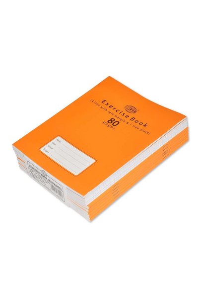 Generic Exercise Book, Size 165x210mm, 40 Sheets, 80 Pages, 4 Line with Left ...