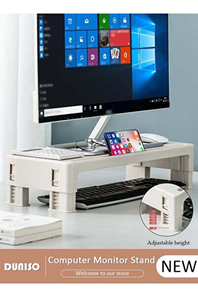 Generic Computer Monitor Stand Riser, Save Space Desk Organizer with Non-slip...